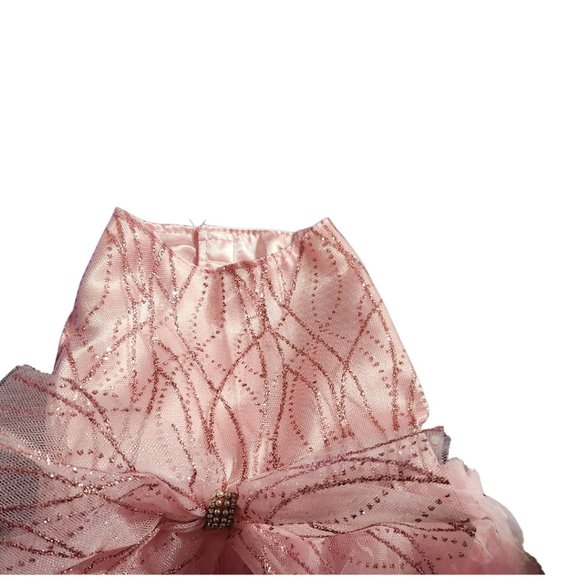 Flower Pet Dress with Bow - Perfect for Summer Parties and Lounging Size M - Picture 13 of 15